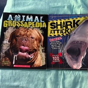 Scholastic Animal Grossapedia & Shark Attack Books
